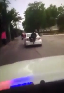 Bangkok Repo Man Goes for a Wild Ride on the Trunk
