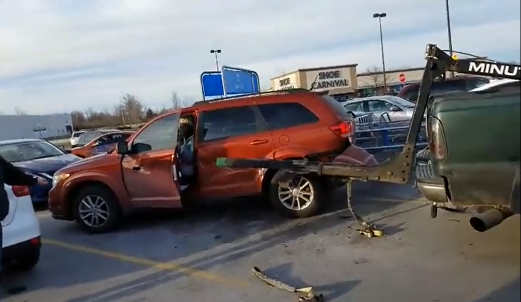 Watch Woman Destroy New Car Trying to Escape Repo