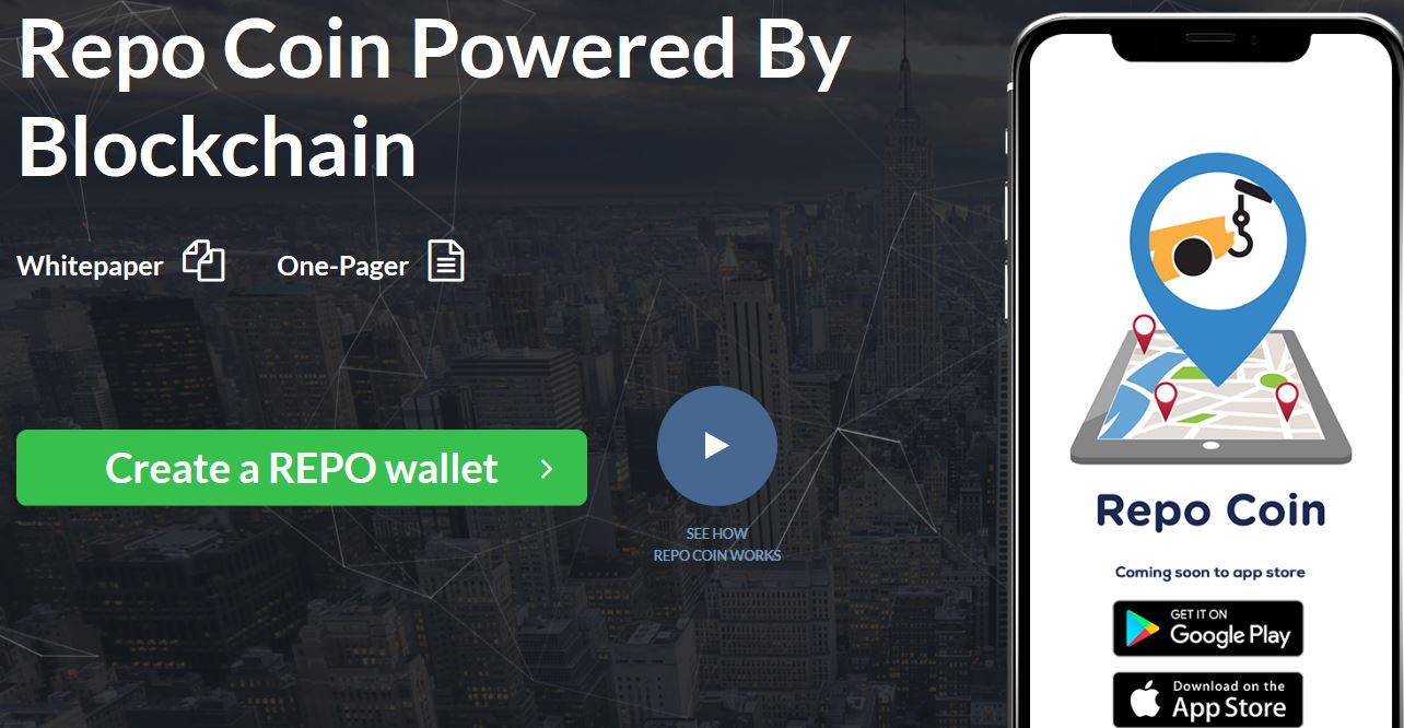 “Repo Coin” Looking for Licensed Repossessors