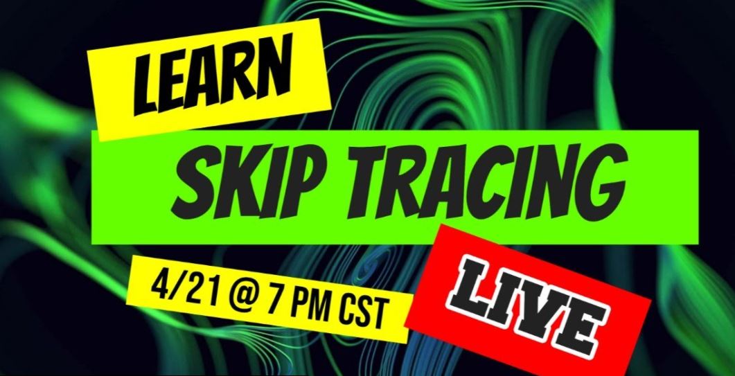 Learn Skip Tracing, Live!