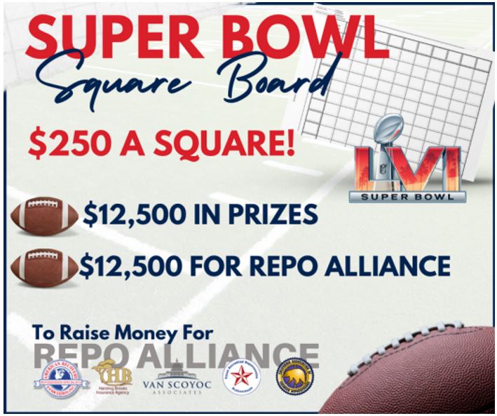 Buy Super Bowl Squares for REPO Alliance!