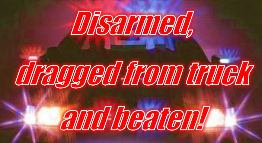 Disarmed repossession agent dragged from truck and beaten