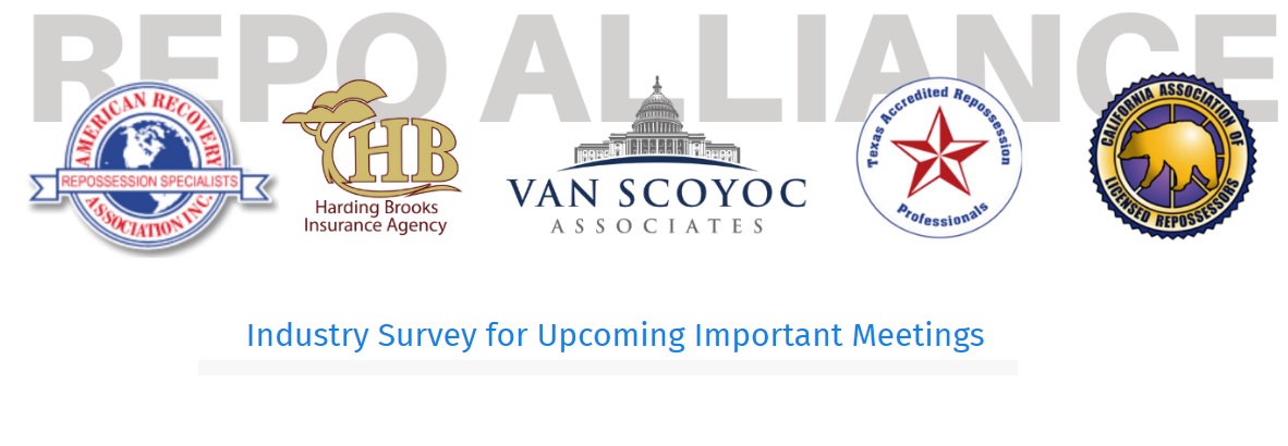 Take the Repo Alliance State of the Repossession Industry Survey!