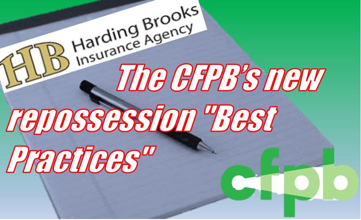 In response to the CFPB’s new repossession "Best Practices"