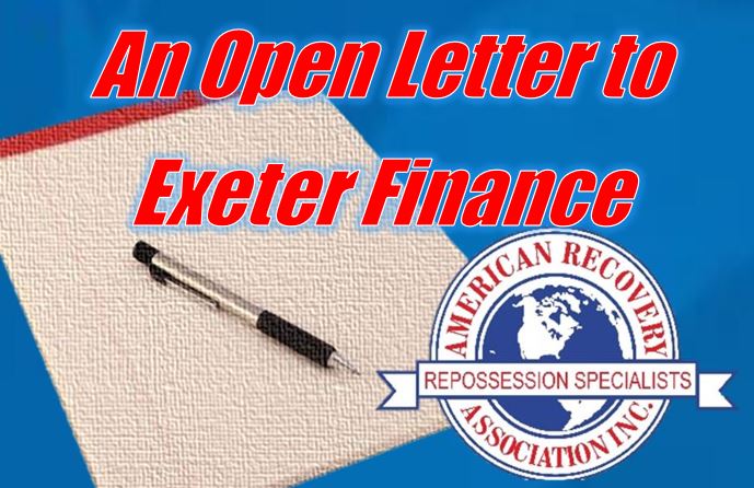 An Open Letter to Exeter Finance