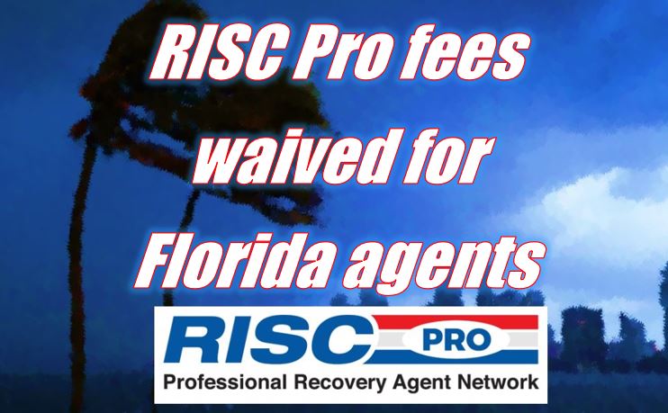 RISC Pro fees waived for Florida agents