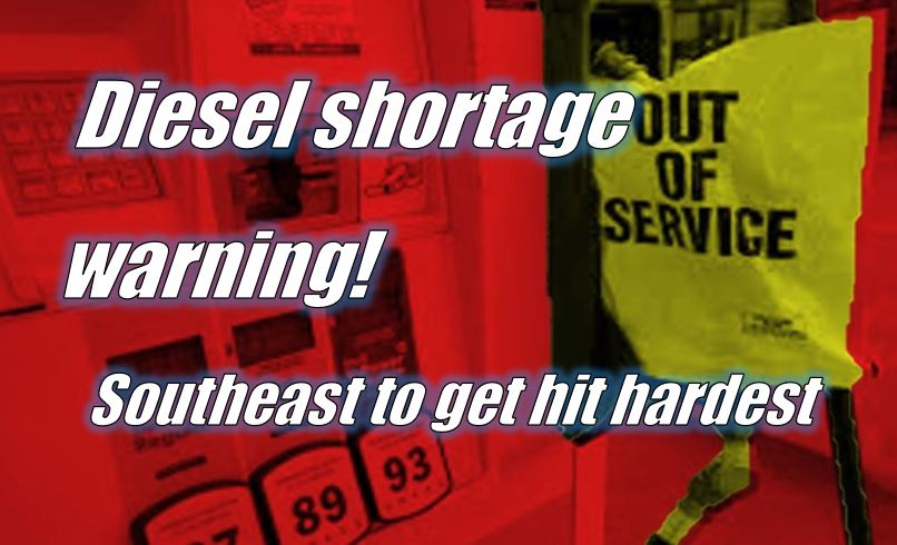 Fuel producers warns of diesel shortages on east coast