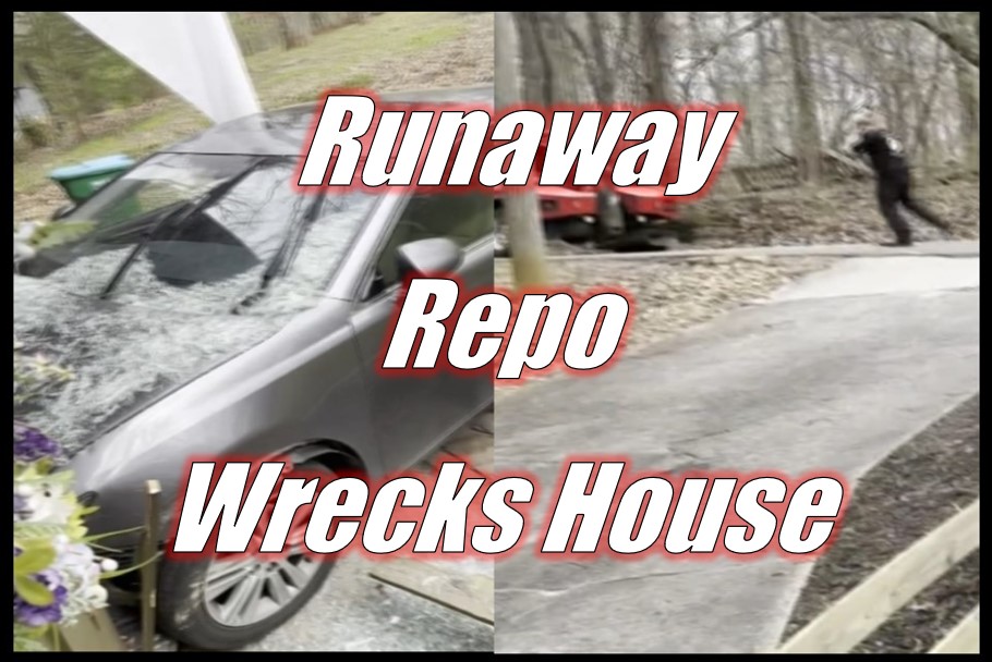 Runaway Repo Wrecks House - Family of Six Left Homeless