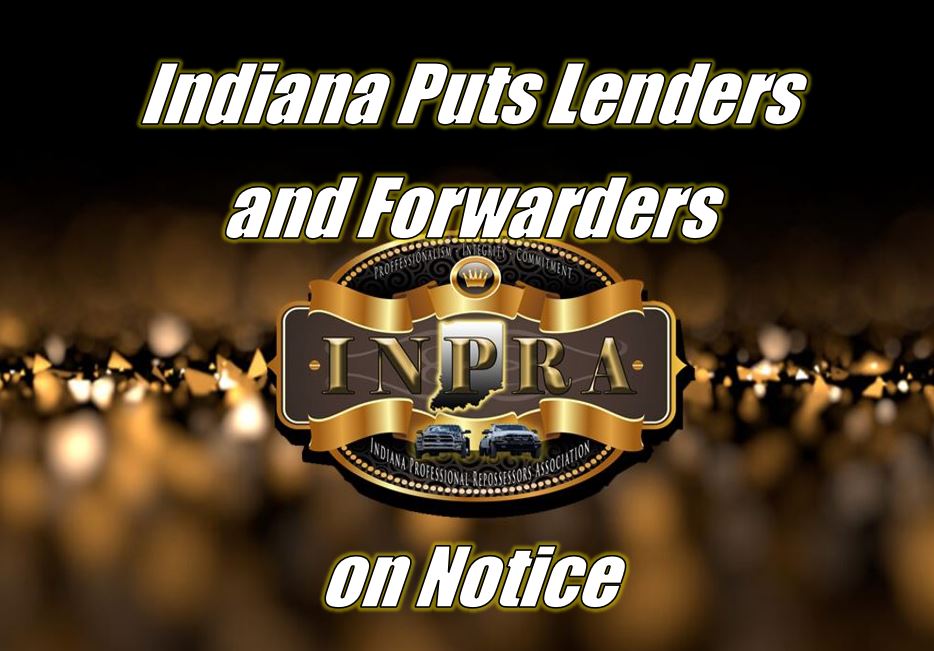 Indiana Puts Major Lenders and Forwarders on Notice