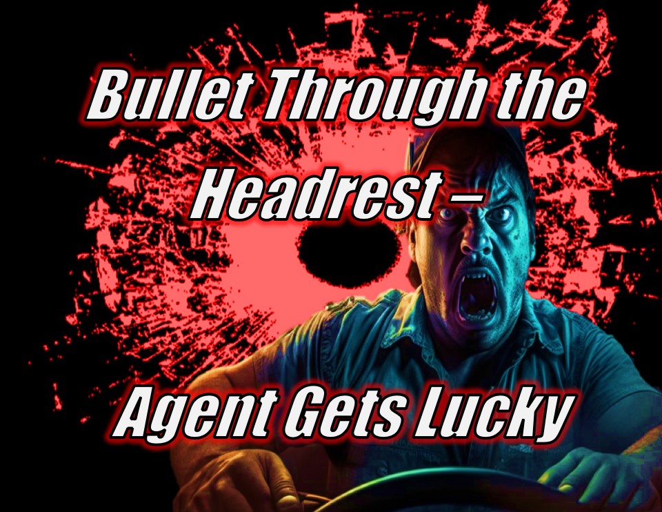 Bullet Through the Headrest – Repo Agent Gets Lucky