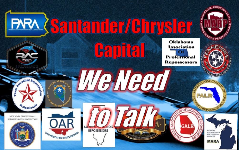 Santander/Chrysler Capital- We Need to Talk