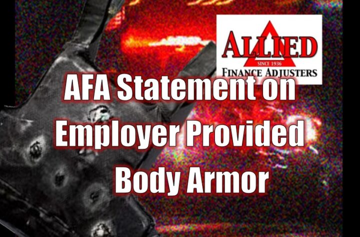 AFA Statement on Employer Provided Body Armor