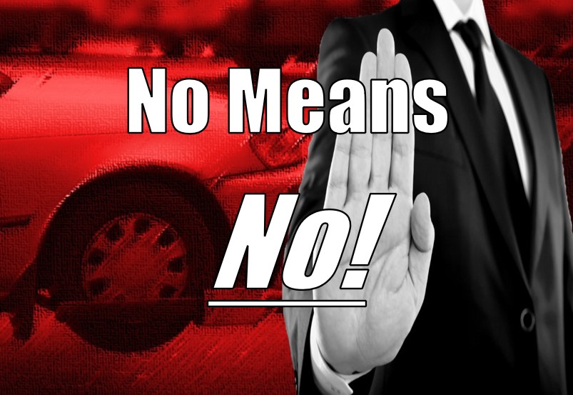 No Means No!