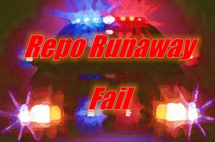 Reckless Repo Runaway Leads to Arrest