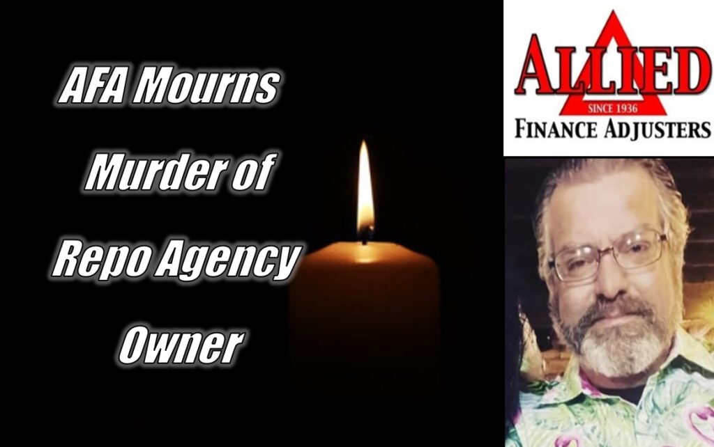 Allied Finance Adjusters Mourns Murder of Repo Agency Owner