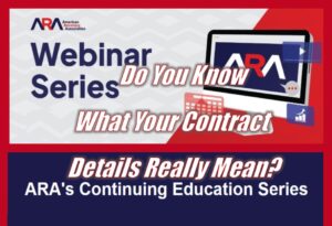Do You Know What Your Contract Details Really Mean? – An ARA CE Webinar