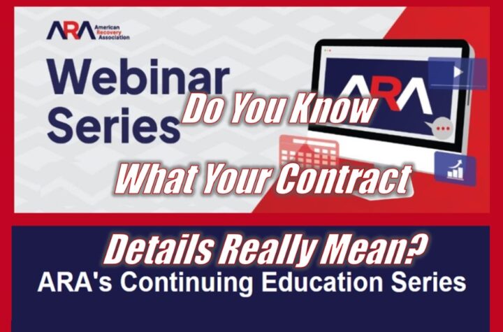Do You Know What Your Contract Details Really Mean? – An ARA CE Webinar