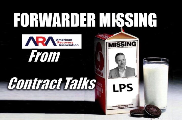 FORWARDER MISSING – From Contract Talks