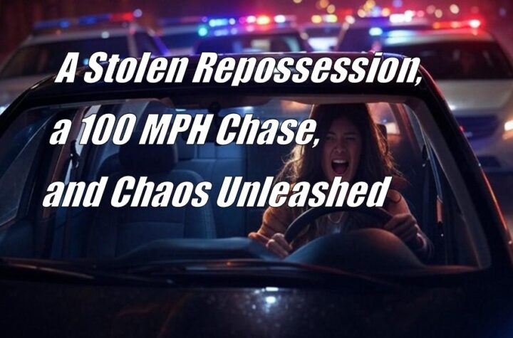 A Stolen Repossession, a 100 MPH Chase, and Chaos Unleashed