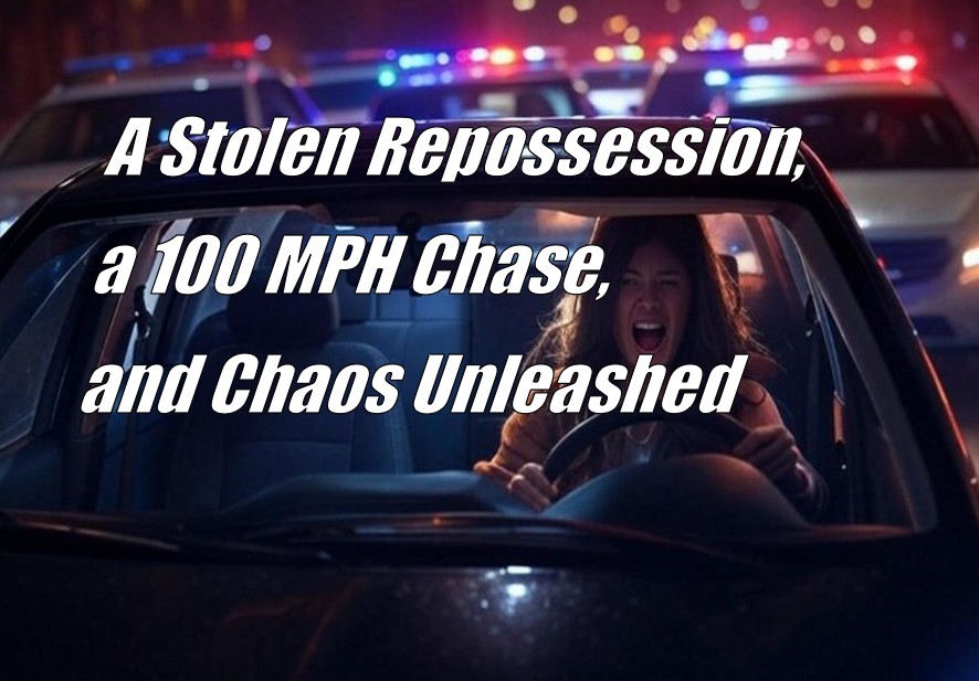 A Stolen Repossession, a 100 MPH Chase, and Chaos Unleashed