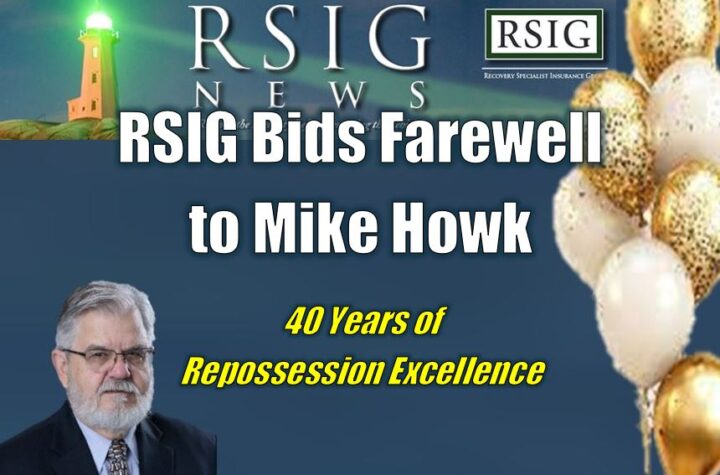 RSIG Bids Farewell to Mike Howk: 40 Years of Repossession Excellence