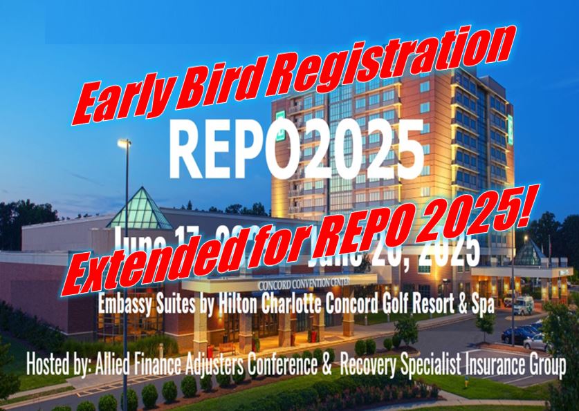 Early Bird Registration Extended for REPO 2025!