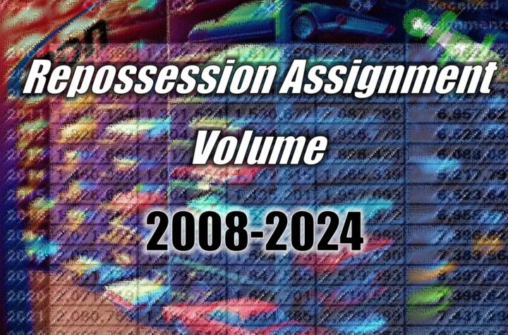 Repossession Assignment Volume UPDATED – 2008-2024