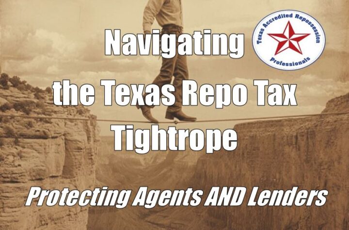 Navigating the Texas Repo Tax Tightrope