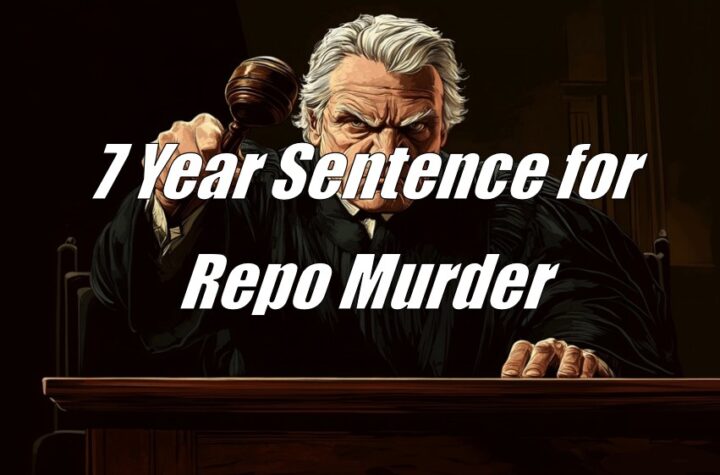 7 Year Sentence for Repo Murder