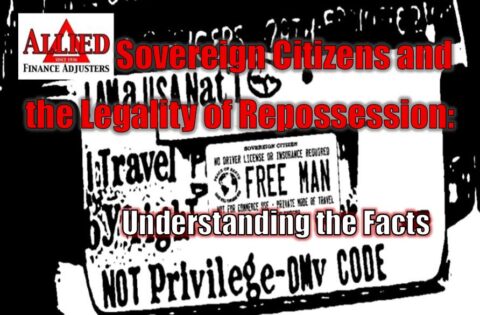 Sovereign Citizens and the Legality of Repossession: Understanding the Facts