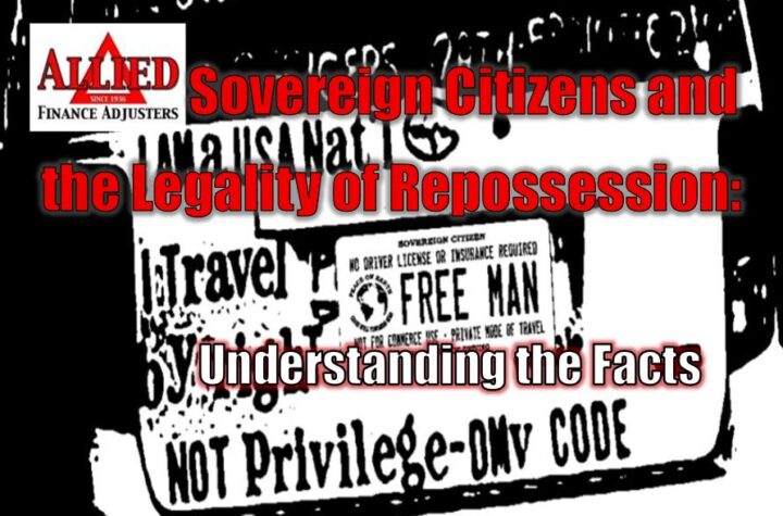 Sovereign Citizens and the Legality of Repossession: Understanding the Facts