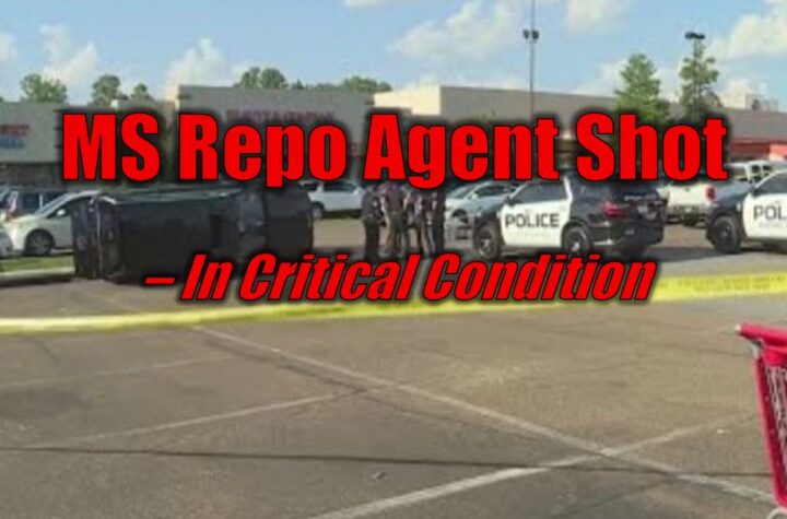 MS Repo Agent Shot – In Critical Condition
