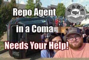 Shot Repo Agent in a Coma and Needs Your Help!