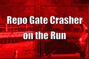 Repo Gate Crasher on the Run