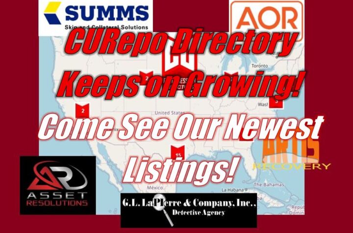 CURepo Directory Keeps on Growing - Come See Our Newest Listings!