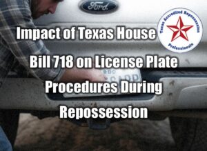 TexasARP Guidance: House Bill 718 on License Plates - Effective July 1, 2025