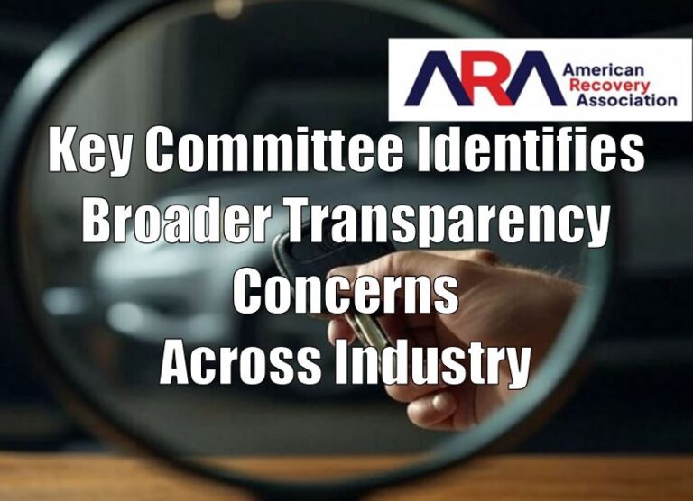 ARA Key Committee Advances Efforts, Identifies Broader Transparency ...