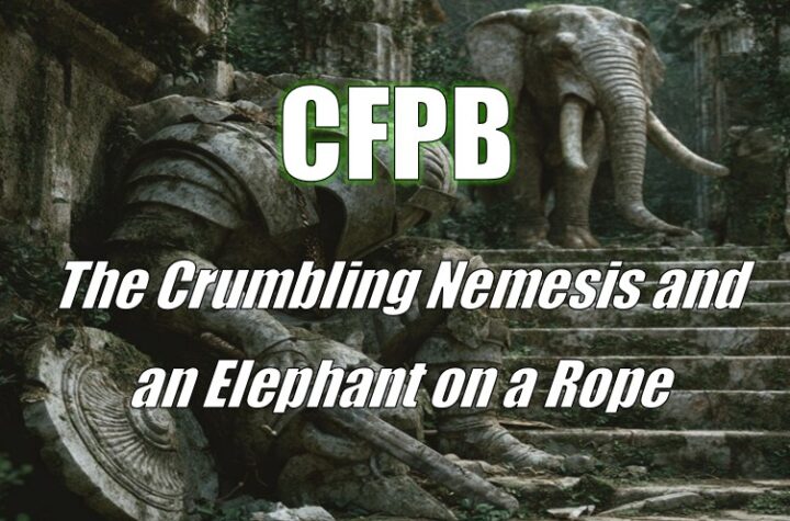 CFPB – The Crumbling Nemesis and an Elephant on a Rope
