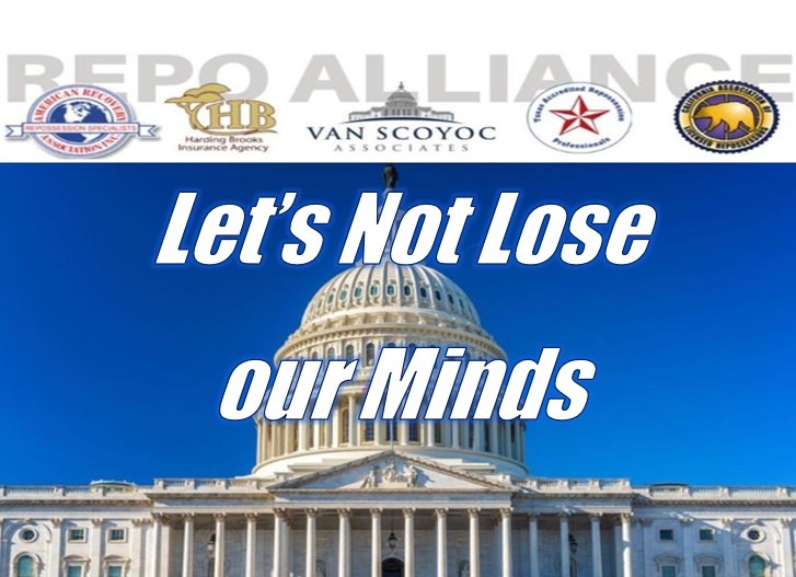Repo Alliance - Let’s Not Lose our Minds