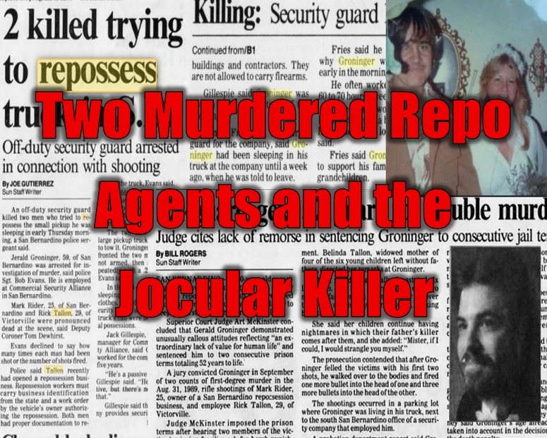Two Murdered Repo Agents and the Jocular Killer
