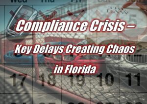 Compliance Crisis – Key Delays Creating Chaos in Florida