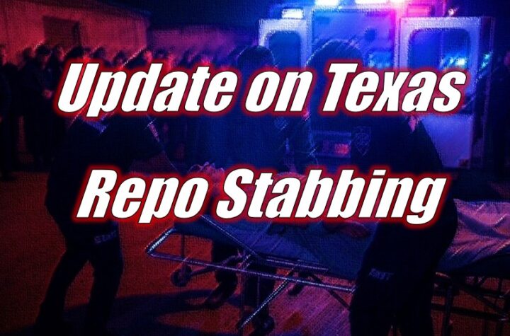 Update on Texas Repo Stabbing