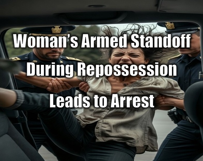 Woman’s Armed Standoff During Repossession Leads to Arrest