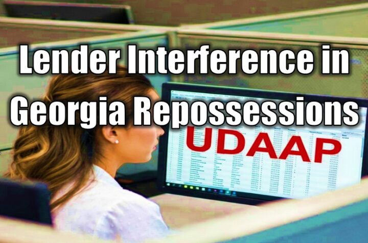 Lender Interference in Georgia Repossessions