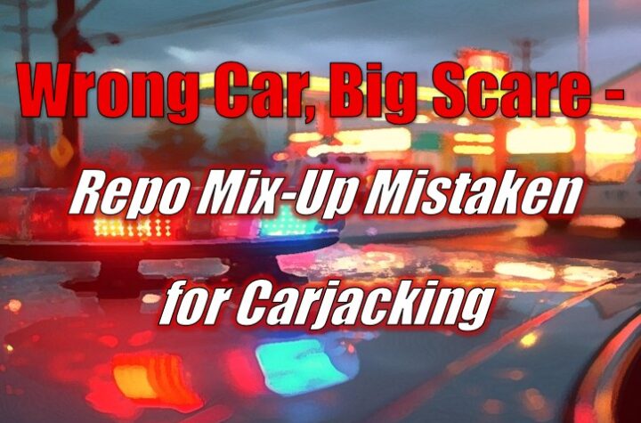 Wrong Car, Big Scare - Repo Mix-Up Mistaken for Carjacking