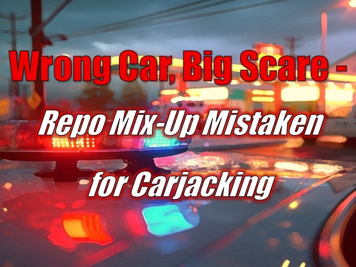 Wrong Car, Big Scare - Repo Mix-Up Mistaken for Carjacking