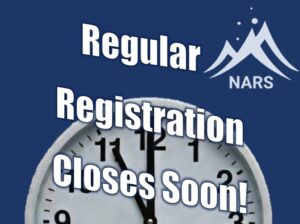 NARS Regular Registration Closes Soon!
