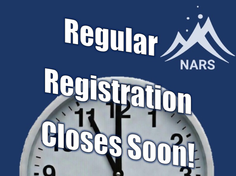 NARS Regular Registration Closes Soon!
