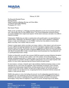 National Dealer Association Responds to Senate Repossession Probe