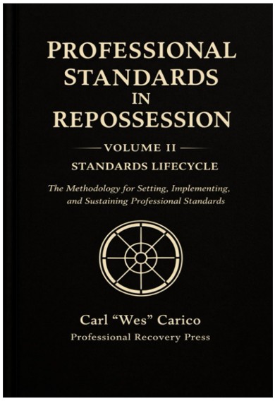 Now Available: Professional Standards in Repossession Volume II – Standards Lifecycle